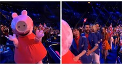 VIDEO Peppa Pig zaplesala kongu, fanovi: "To je normalno, ne razumijete Eurosong"