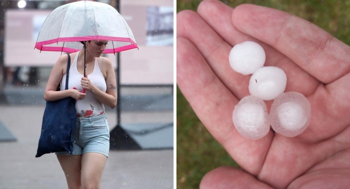 Kiša u Zagrebu i okolici, bilo i tuče