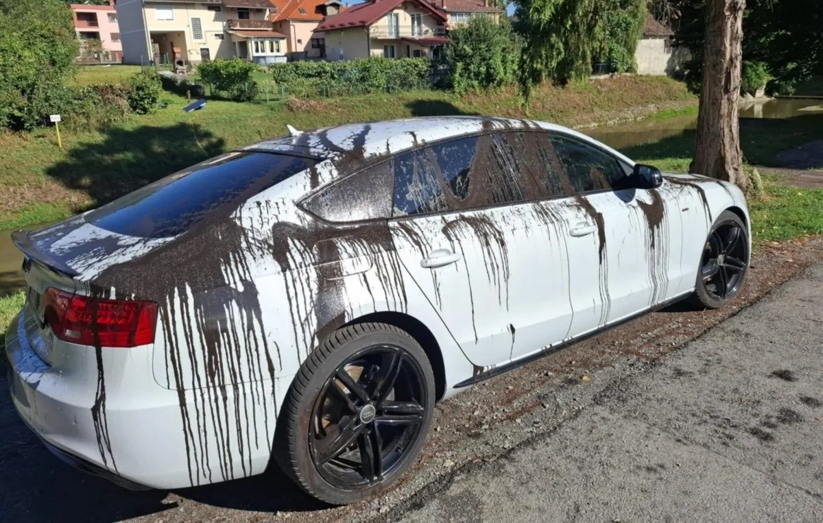 Došla iz Njemačke u rodni Pakrac na godišnji, auto joj uništili bojom