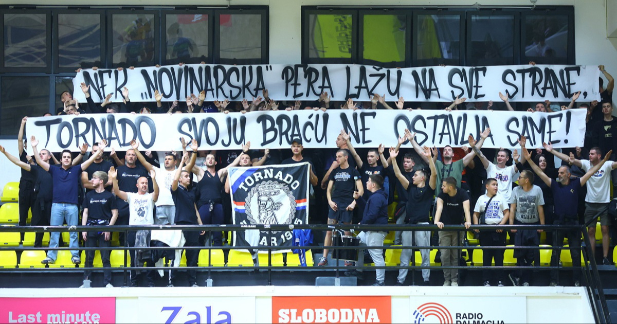 Pogledajte kako je zadarski Tornado podržao Torcidu