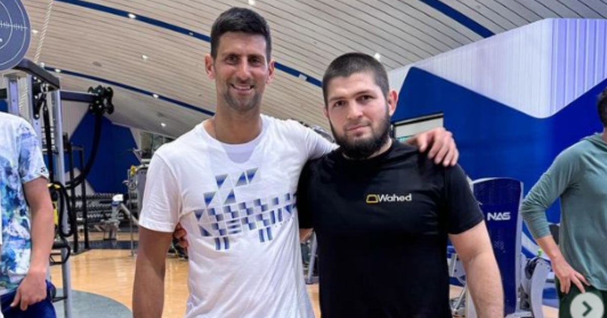 Khabib objavio fotku s Đokovićem, fanovi ga napali: "Ti se nazivaš muslimanom!?"