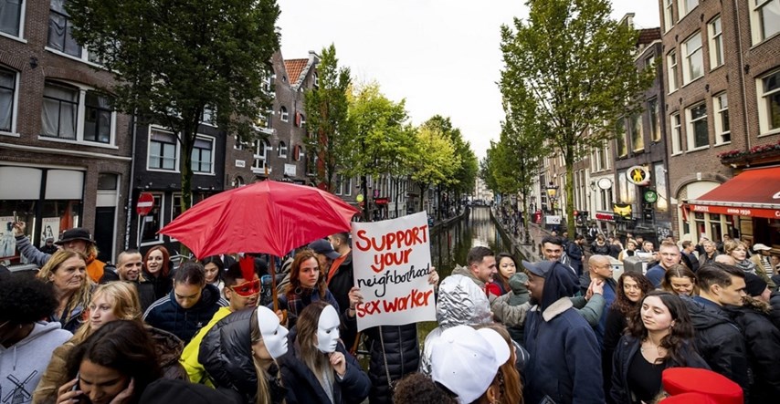 Seksualni radnici prosvjedovali u Amsterdamu. Grad želi da odu iz Red Light Districta
