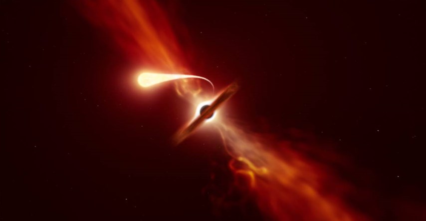 Astronomi snimili špagetizaciju zvijezde, rastrgala ju je crna rupa
