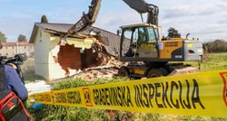 FOTO U Istri srušena vikendica žene koja radi u Italiji. Rušit će se još 13 objekata