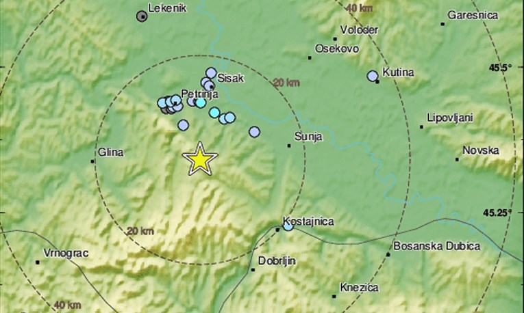 Dva slabija potresa. Jedan na Baniji, drugi u Sloveniji