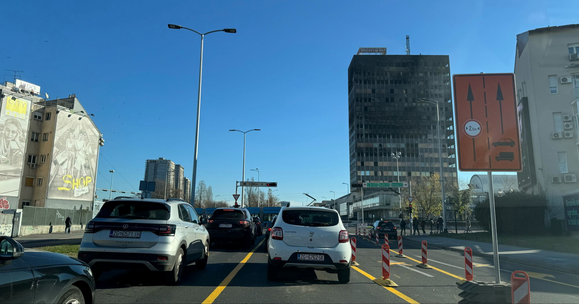 U promet pušteno privremeno rješenje kod Vjesnika. Ponovno se vozi u oba smjera