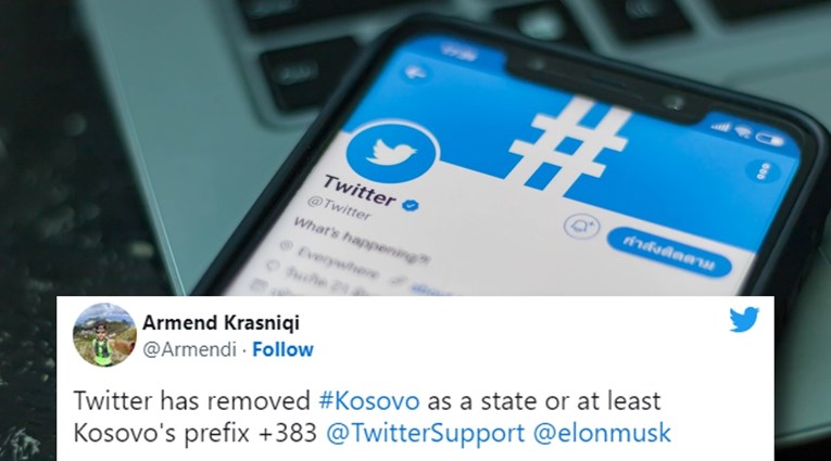 Je li Twitter zaista uklonio Kosovo s popisa država? Provjerili smo