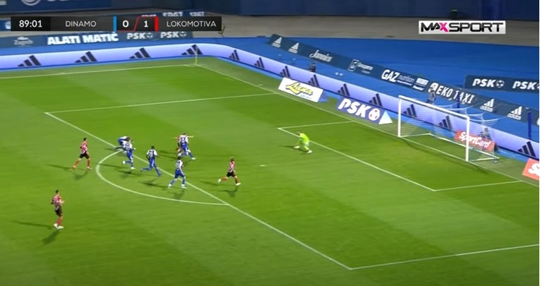 Lokomotiva je mogla nokautirati Dinamo u 92. minuti. Pogledajte nevjerojatan promašaj