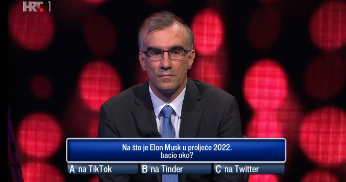 Mladen u Potjeri pogriješio na pitanju o slavnom milijarderu. Znate li vi odgovor?