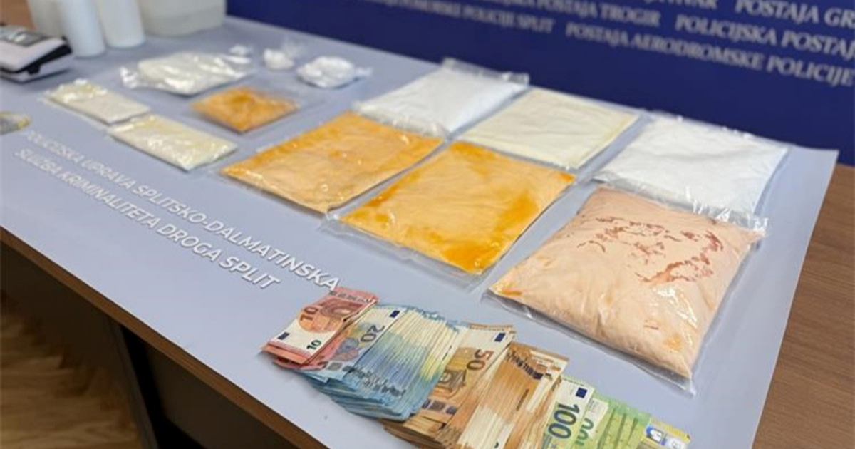 FOTO Splitska policija zaplijenila drogu vrijednu preko 200 tisuća eura