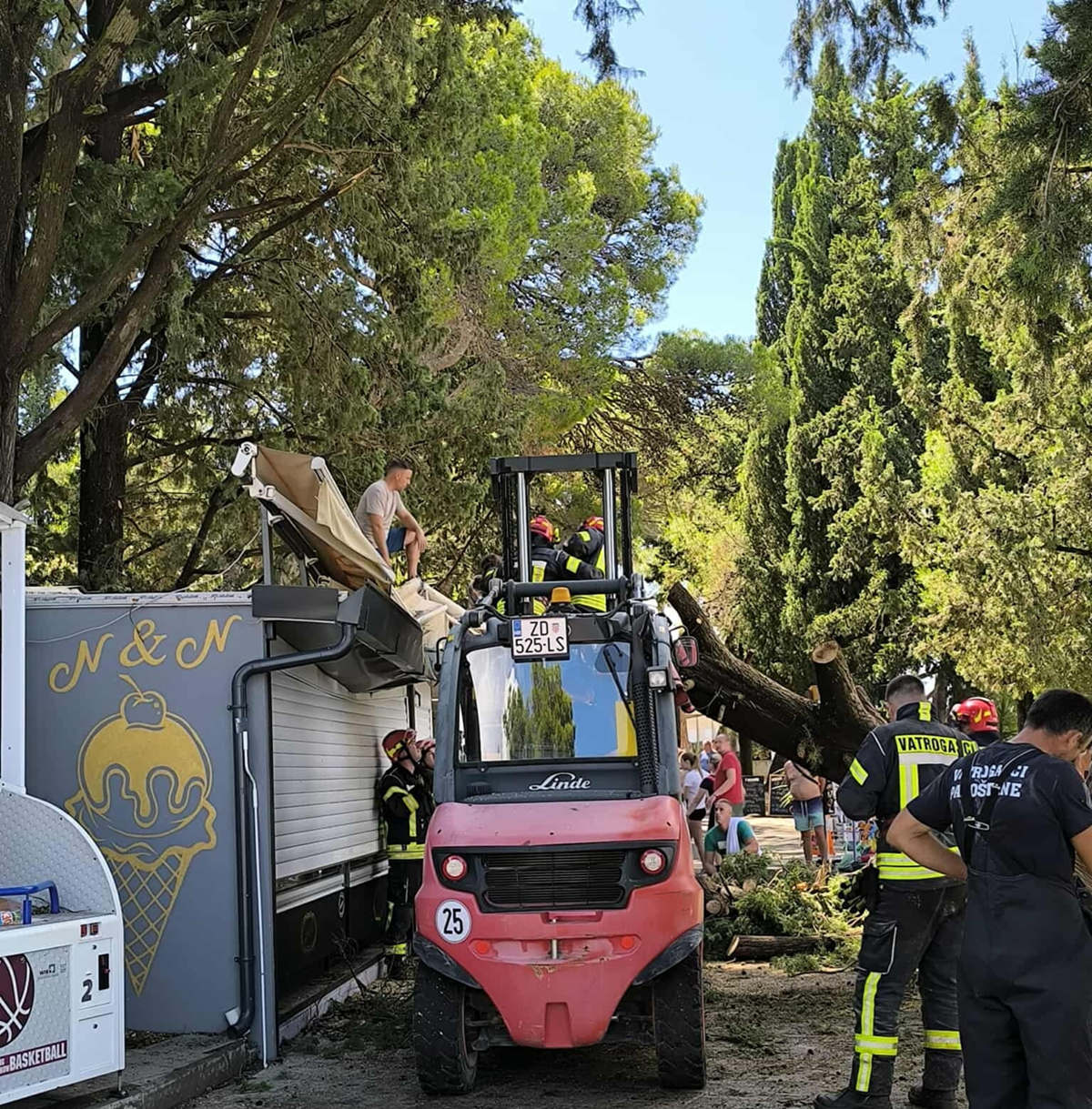 U Zadarskoj županiji zbog nevremena srušena stabla i poplavljene prizemnice