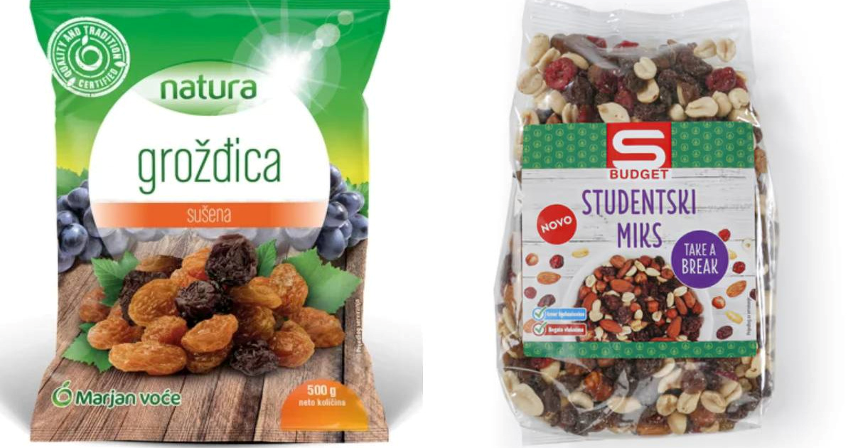 S tržišta se povlače grožđice zbog povišene razine pesticida tiodikarba