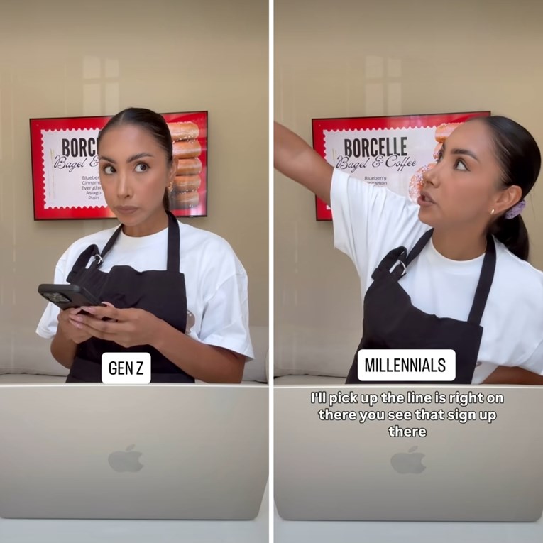 Tiktokerica prikazala razliku između gen Z i milenijalaca, video je hit