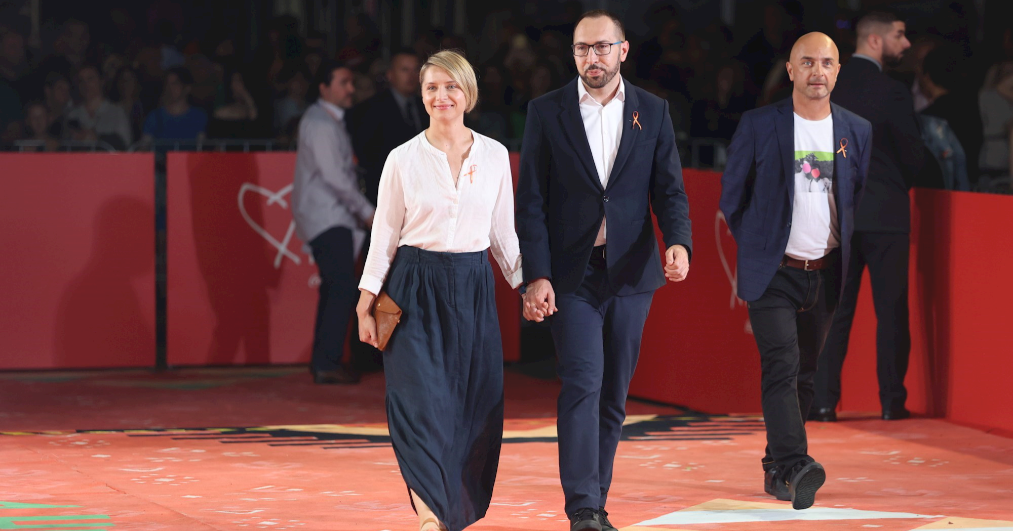 Tomašević se sa samozatajnom suprugom Ivom pojavio na Sarajevo Film Festivalu