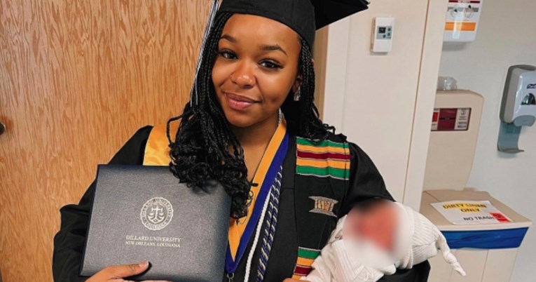 Žena propustila dodjelu diploma jer je išla roditi. Ubrzo je dobila divno iznenađenje