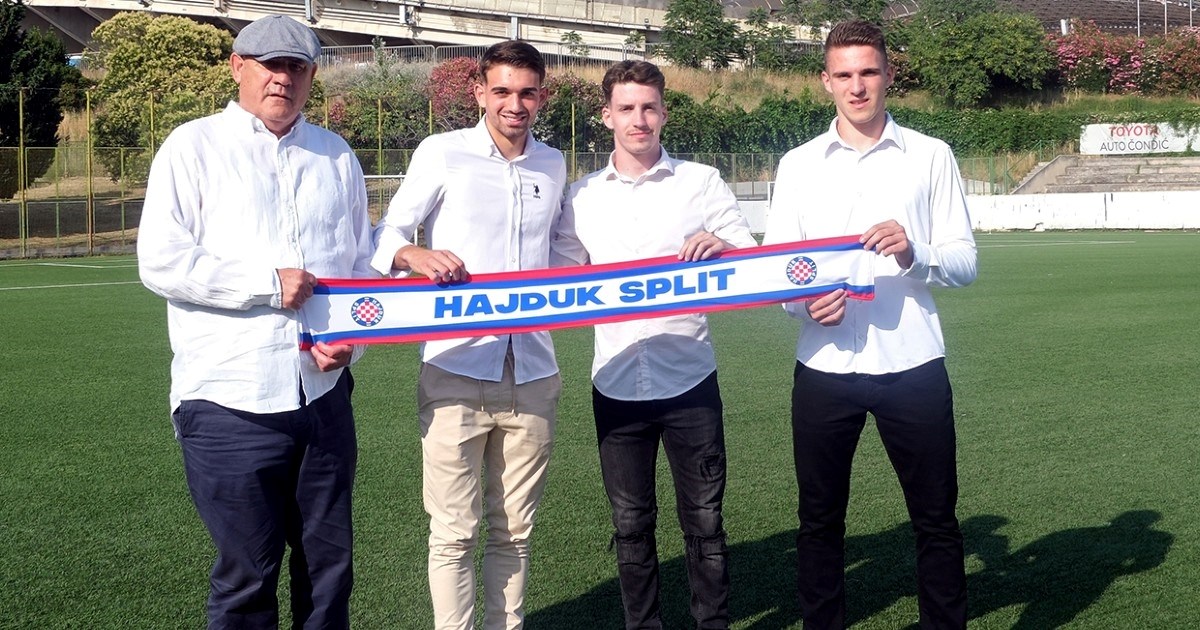 Hajduk potpisao ugovore s tri talenta