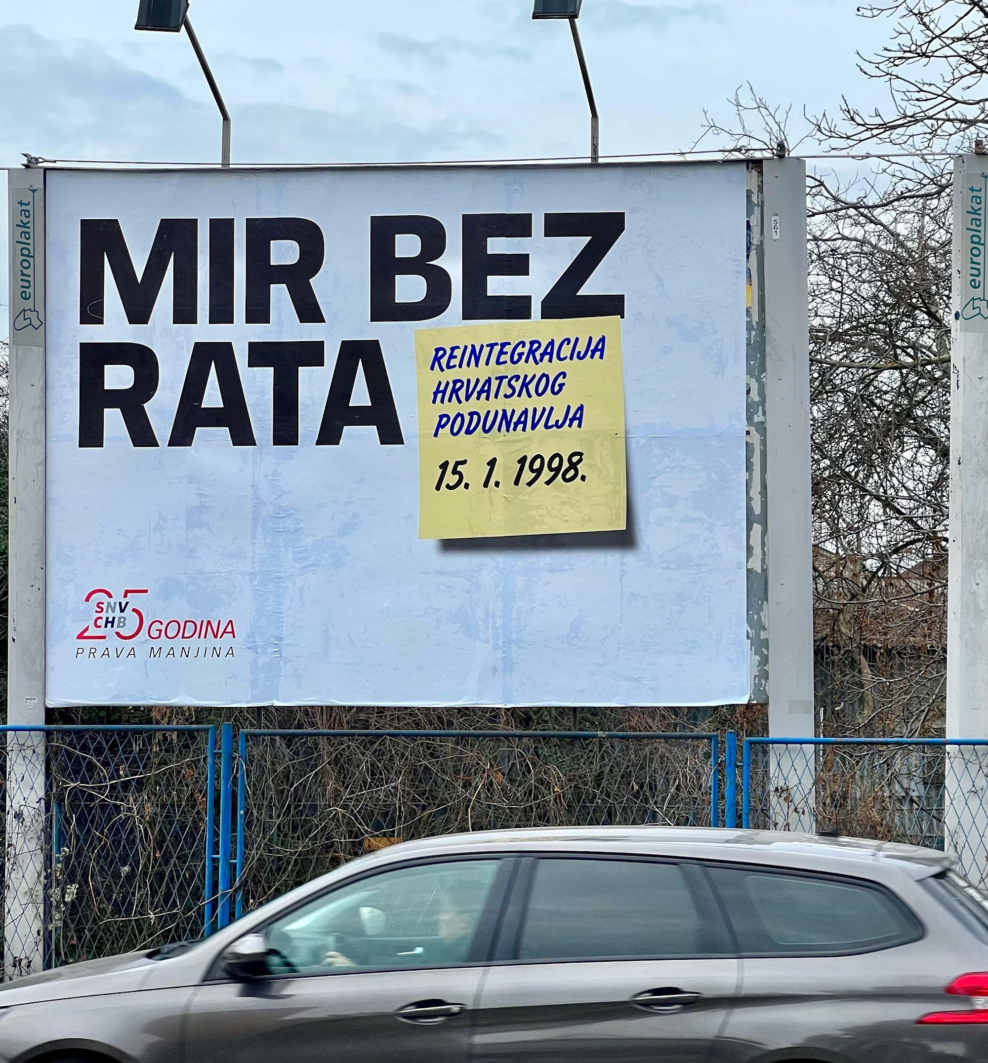 Srpsko narodno vijeće postavilo plakate o mirnoj reintegraciji Podunavlja