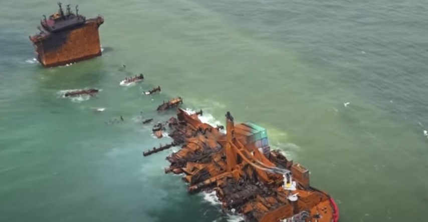 Nakon potonuća broda na Šri Lanki nađena 4 mrtva kita, 20 dupina i 176 kornjača