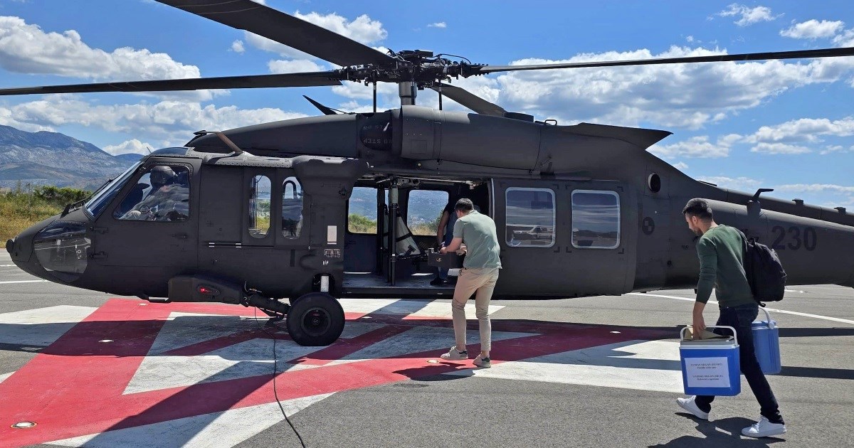 FOTO Uz potporu helikopterske posade Black Hawka spašen još jedan život