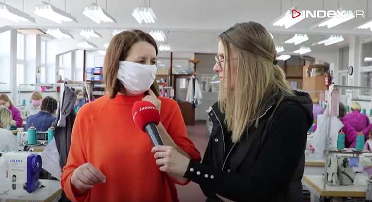 Posjetili smo hrvatski pogon u kojem svaki dan izrade preko 10 tisuća zaštitnih maski