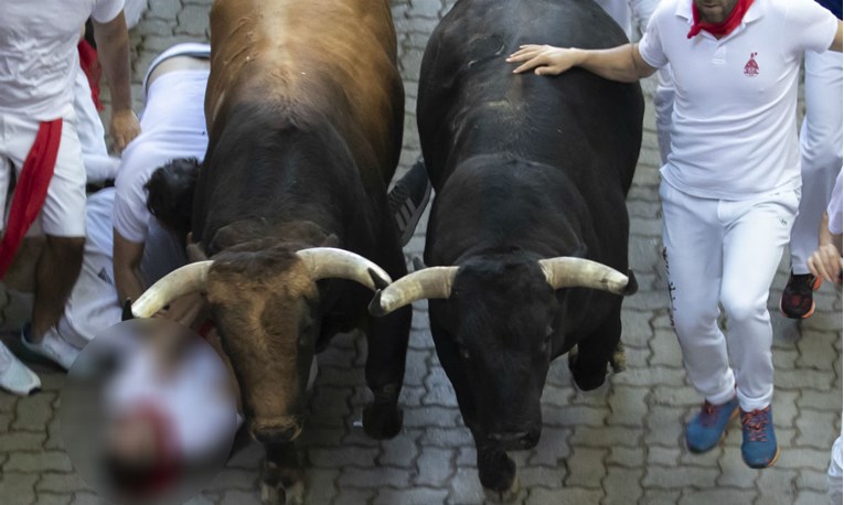 Jedan muškarac proboden, više ozlijeđeno u utrci s bikovima u Španjolskoj