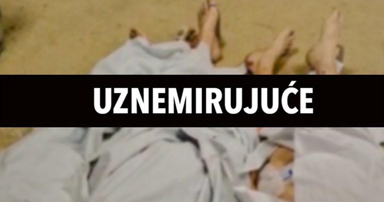 UZNEMIRUJUĆE Mrtva tijela leže na podu mrtvačnice u zagrebačkoj bolnici Sveti Duh