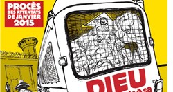 Charlie Hebdo na naslovnici objavio crtež Boga u policijskoj marici kako ide u zatvor