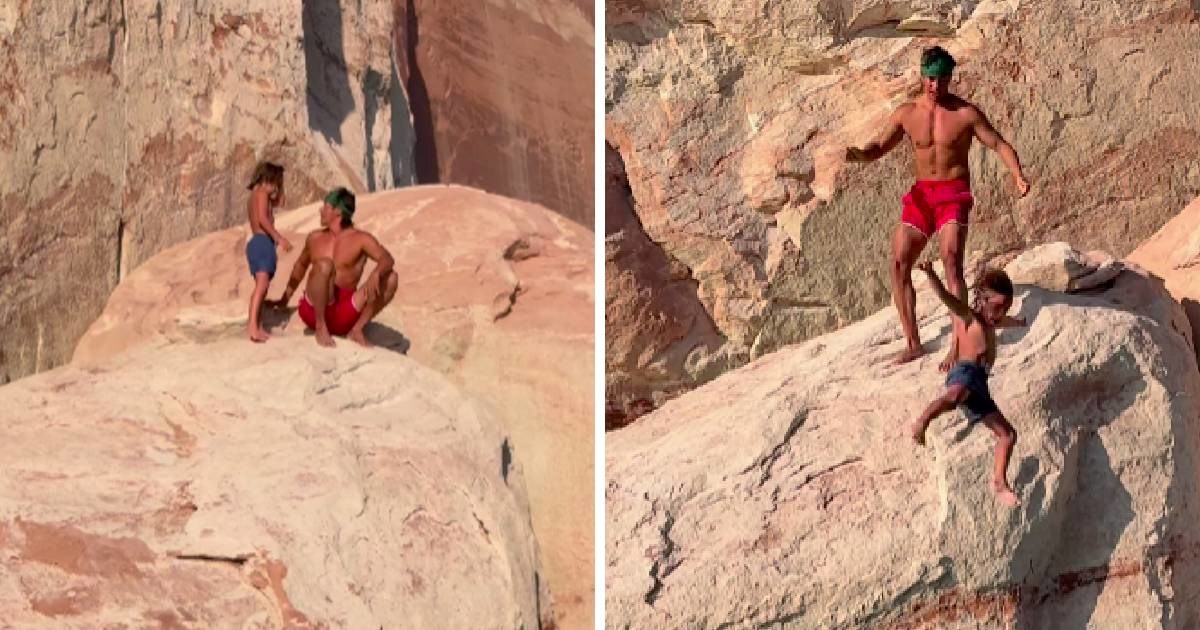 Influencer bacio sina s litice da ga "ohrabri", oglasio se nakon kaosa na mrežama