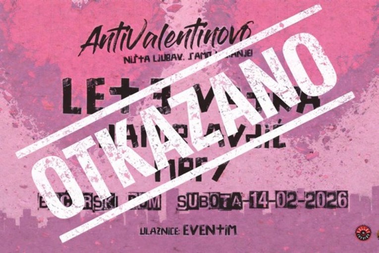 Otkazano Antivalentinovo, ništa od koncerta Leta 3