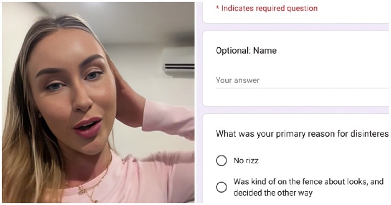 Djevojka ghostala tipa, on tražio da ispuni anketu s pitanjima zašto je to učinila