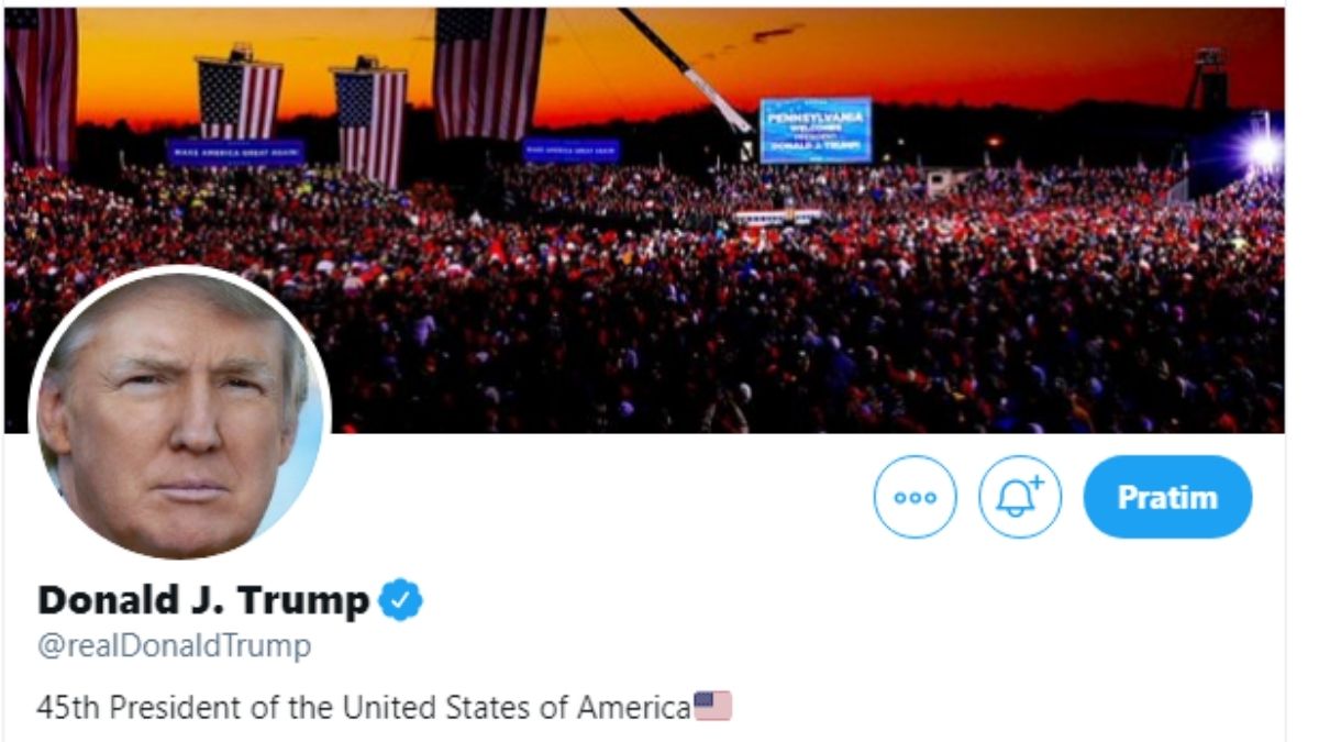 Twitter na 12 sati zabranio Trumpu nove objave