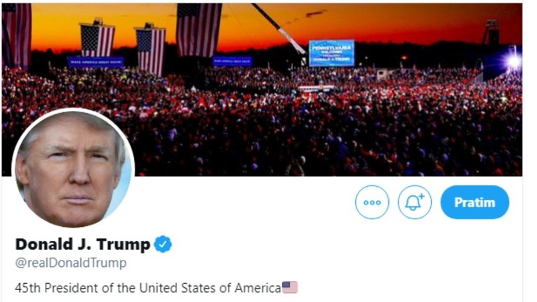 Twitter na 12 sati zabranio Trumpu nove objave