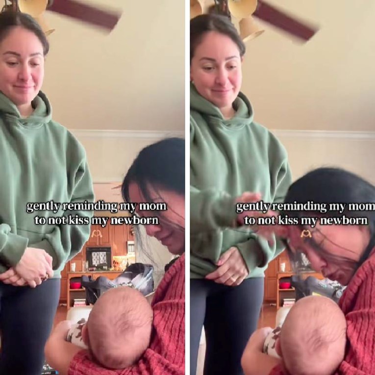 Zabranila je baki da poljubi novorođenče. Nakon što su je napali objasnila je razloge