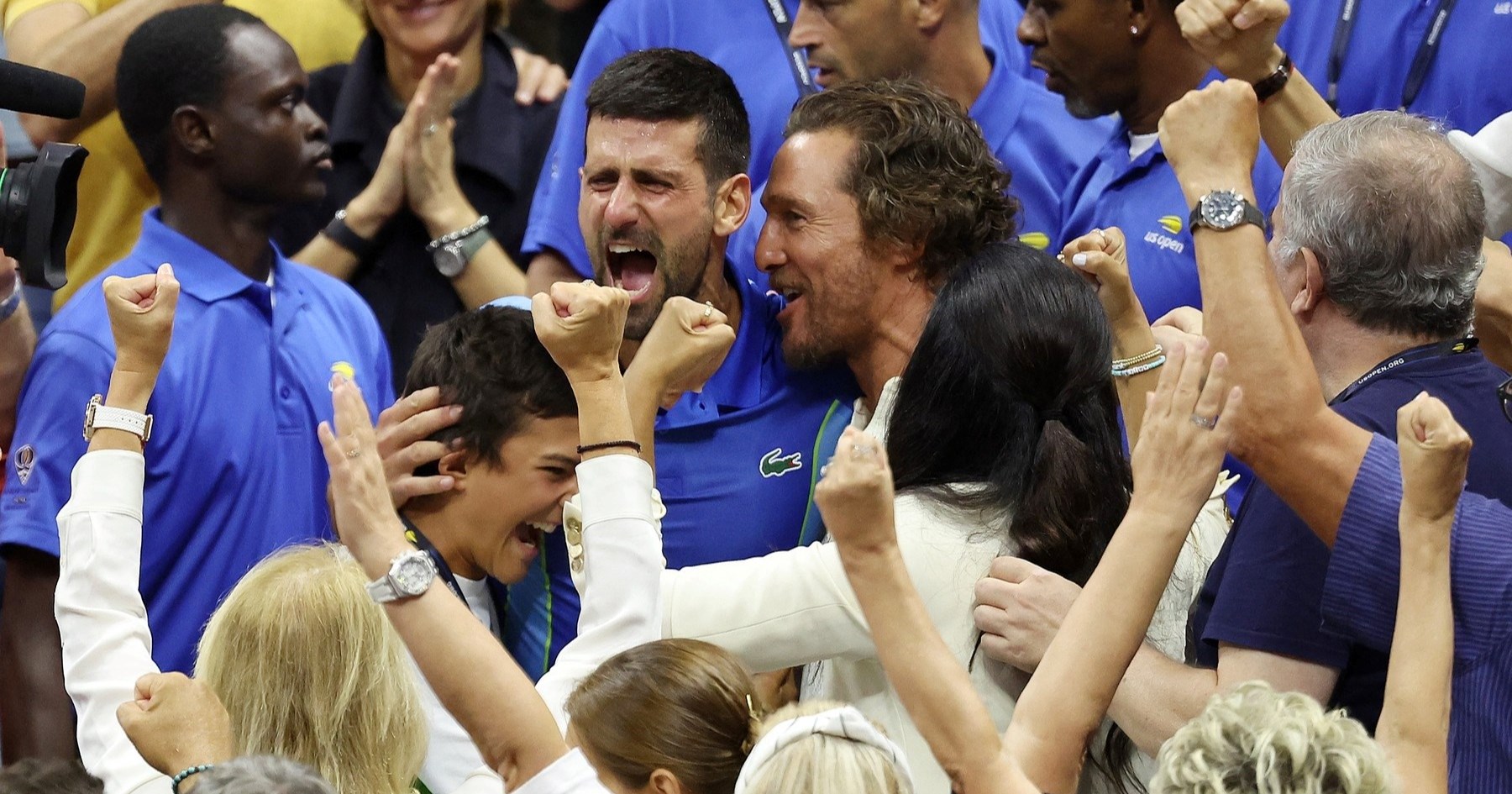 Matthew McConaughey čestitao Đokoviću na 100. tituli u karijeri: "Legenda"