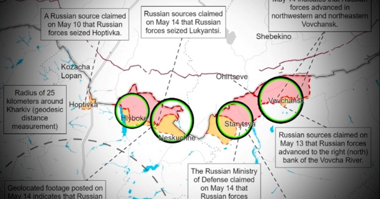 ISW: Rusi koriste novu taktiku u Harkivu. Tempo ofenzive opada
