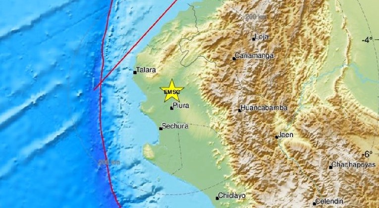 Potres jačine 6.1 pogodio Peru, nema poginulih