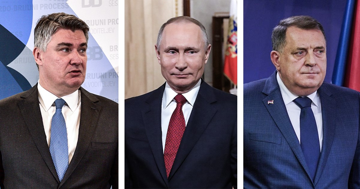 Od BiH do Ukrajine, Milanović se u svemu slaže s Putinom