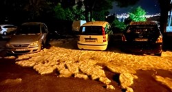 VIDEO Snažna tuča sinoć pogodila Split i okolicu