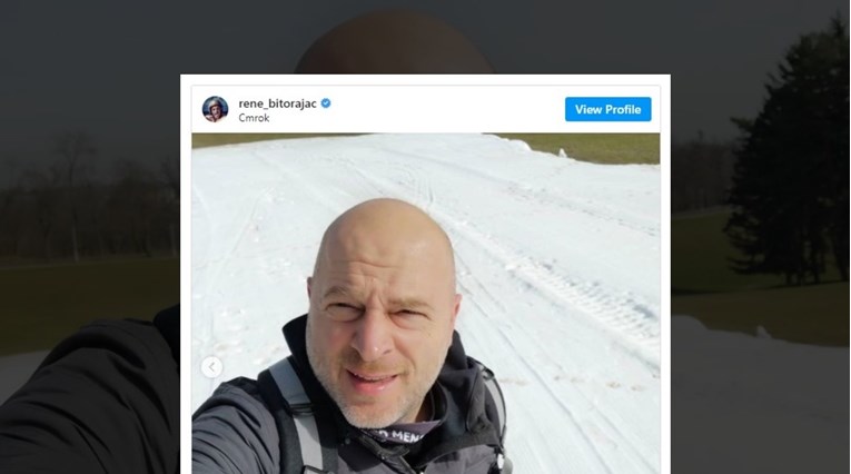 Rene Bitorajac o snijegu na Cmroku: Ovo imaju samo Zagreb i Dubai, a mi nezahvalni