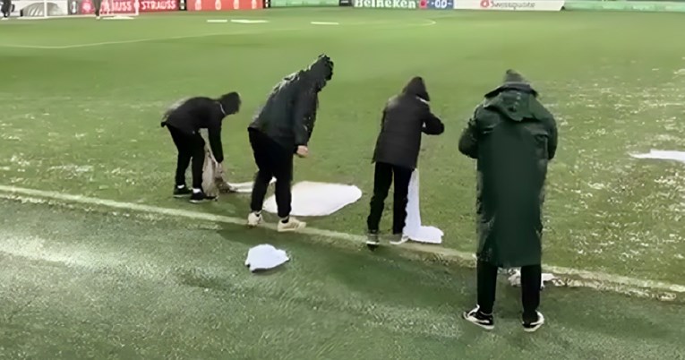 VIDEO Što su radili Slovenci prije utakmice s Lilleom? Snimka je postala viralna