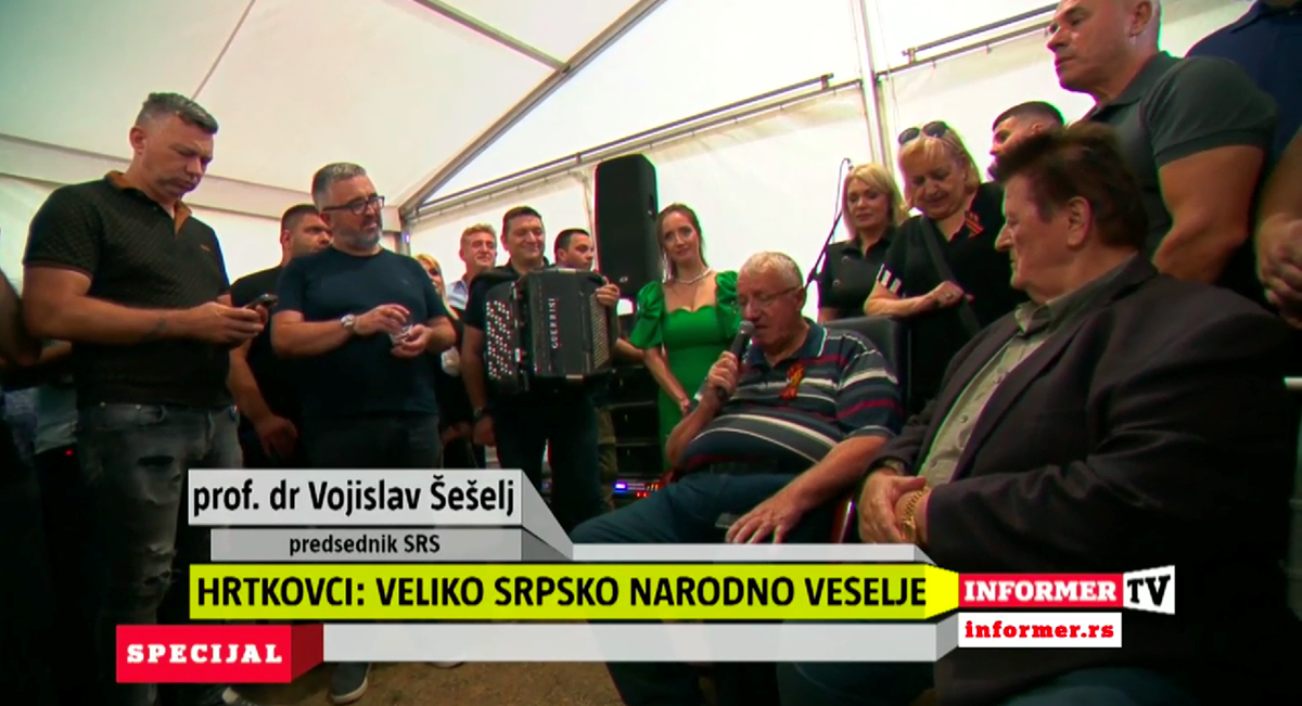 VIDEO Šešeljev dernek u simbolu stradanja Hrvata. "Velika Srbija je naša zakletva"