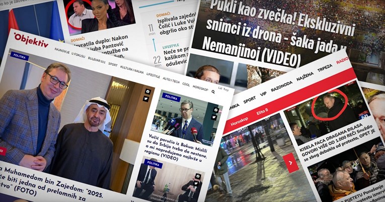 Ovako srpski mediji izvještavaju o prosvjedu