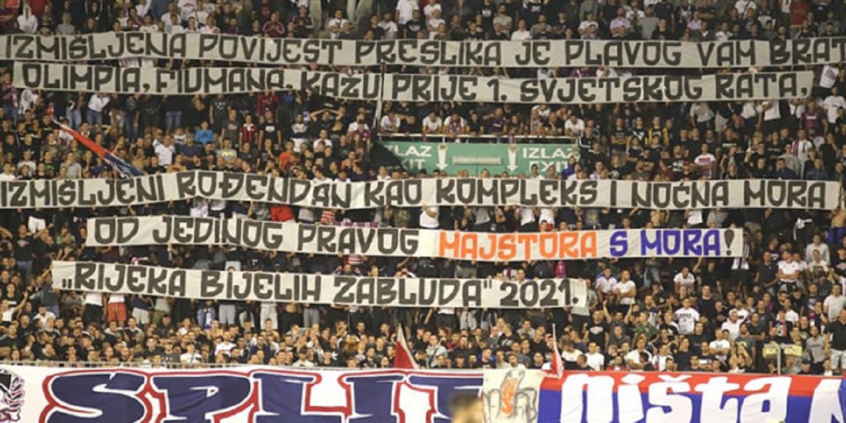 Torcida poslala poruku Riječanima: Izmišljena povijest preslika je plavog vam brata