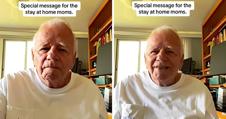 80-godišnji djed podijelio poruku mamama koje ostaju kod kuće, milijuni su dirnuti