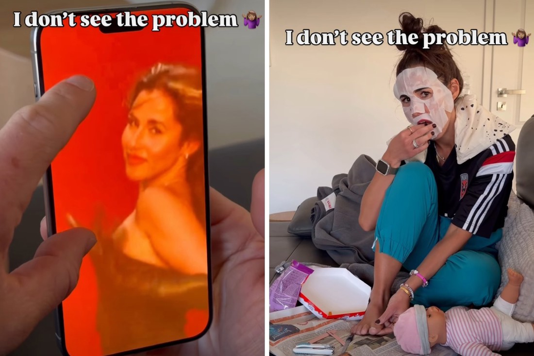 Suprug gledao njezin nastup, a zatim snimio prizor koji je nasmijao fanove