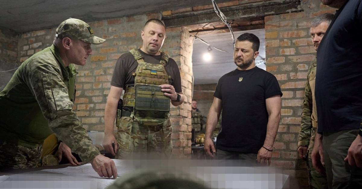 Zelenski obišao bojišnicu na jugu Ukrajine