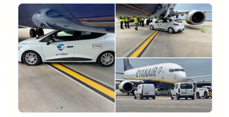 FOTO Kako je maleni Clio završio ispod Boeinga