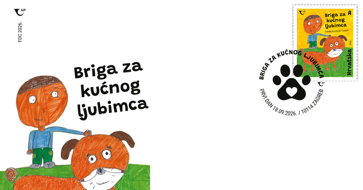 Hrvatska pošta izdaje novu dječju marku prema crtežu učenika iz Vukovara