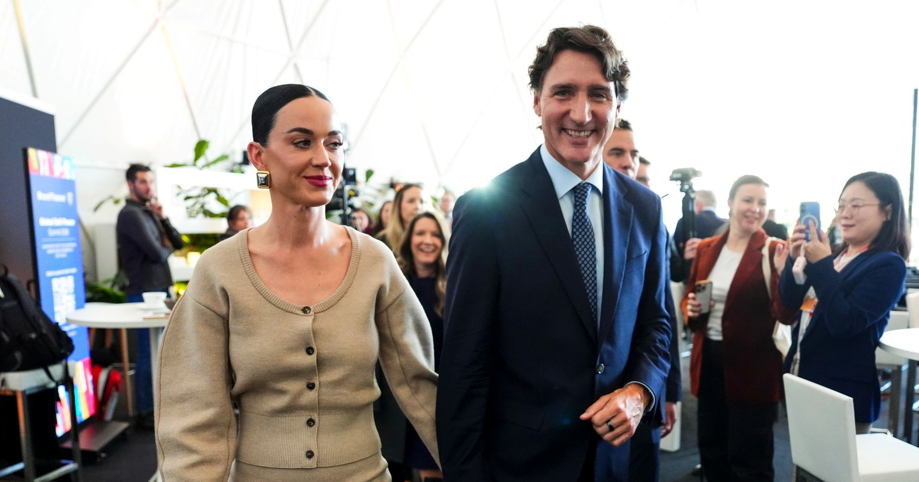 Katy Perry i Justin Trudeau došli u Davos držeći se za ruke