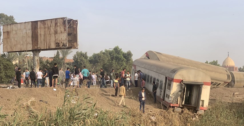 Jedanaest mrtvih i 98 ozlijeđenih u željezničkoj nesreći u Egiptu